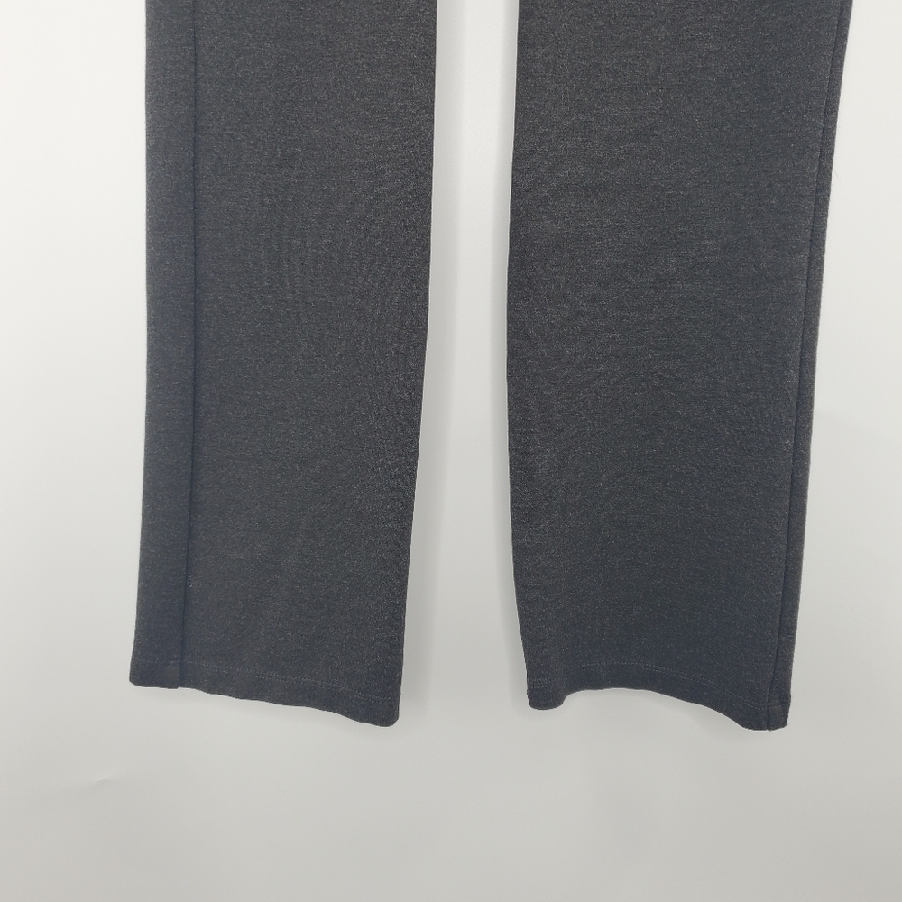 Betabrand Dress Pant Yoga Pants Straight-Leg Classic Charcoal Gray - Picture 3 of 7